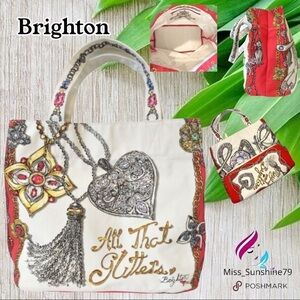 Brighton NEW - Love all that glitters - a jewel of a Tote that sparkles 🥰